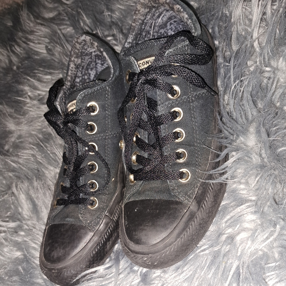 All black Converse